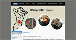 Desktop Screenshot of chiropractiekuiper.nl