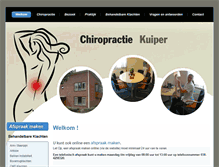 Tablet Screenshot of chiropractiekuiper.nl